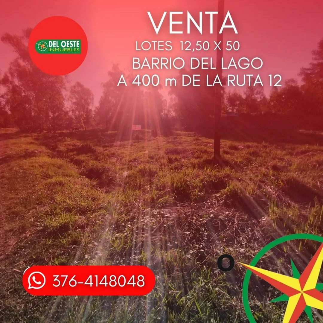 Venta Lote en Candelaria 12,50 X 50,00